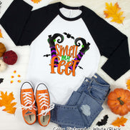 Smell My Feet Halloween Raglan Tee