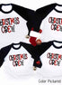 Buffalo Plaid Christmas Crew Family Raglan Tee