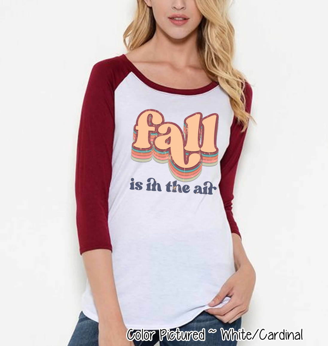 Retro Fall In the Air Raglan Tee