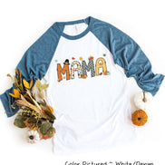 Personalized Thanksgiving Name Family Matching Raglan Tee