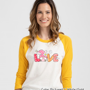 Gnome LOVE Easter Raglan Tee
