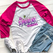 Spooky Season Spider Halloween Raglan Tee
