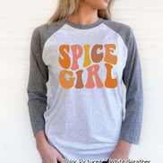 Retro Spice Girl Fall Raglan Tee