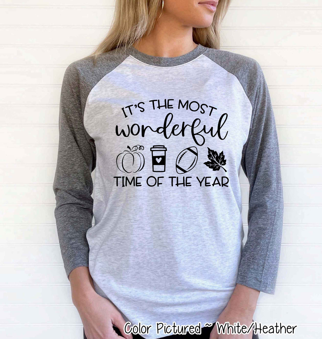 Most Wonderful Time of the Year Fall Raglan Tee