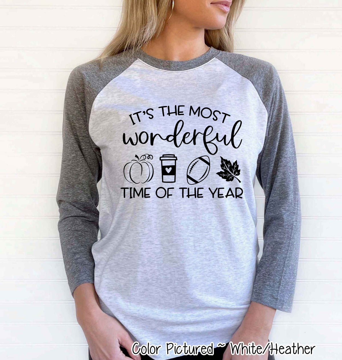 Most Wonderful Time of the Year Fall Raglan Tee