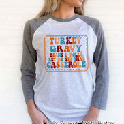 Thanksgiving Casserole Raglan Tee