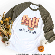 Retro Fall In the Air Raglan Tee