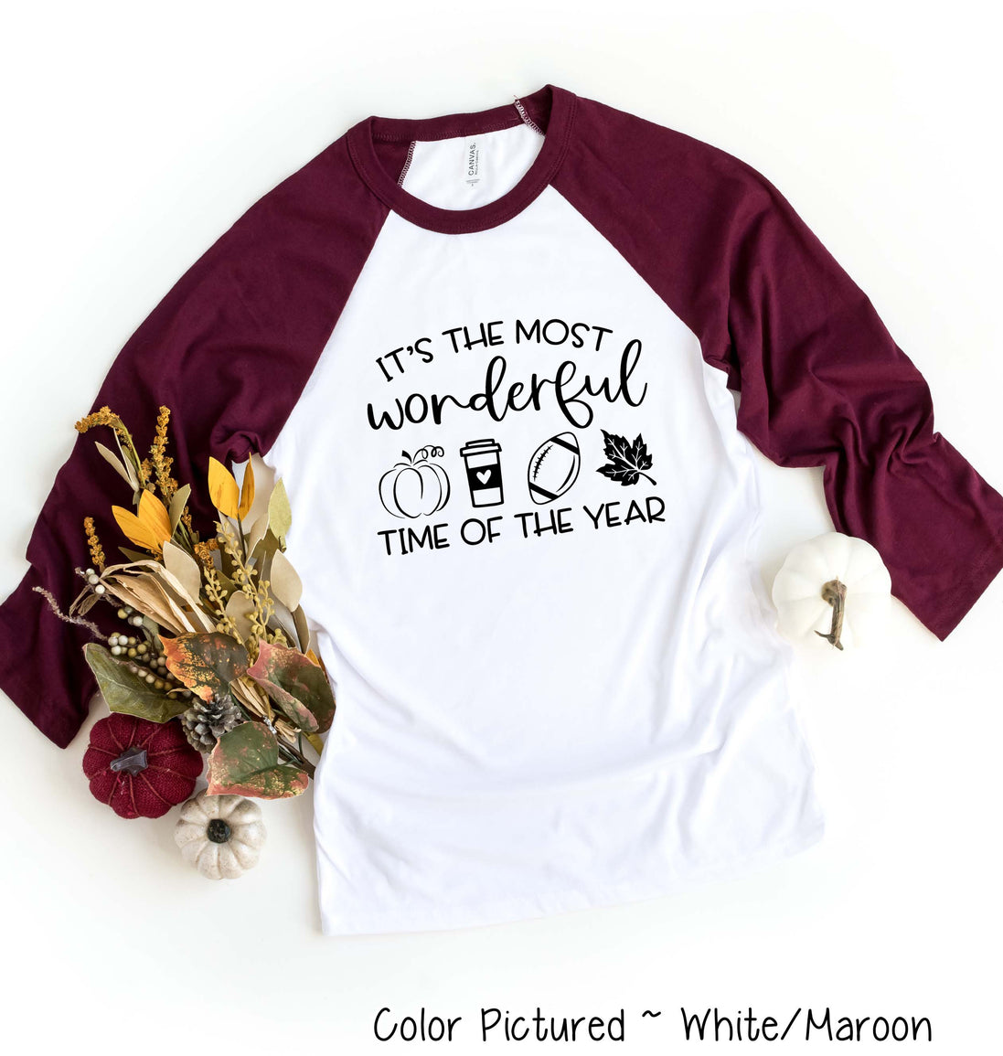 Most Wonderful Time of the Year Fall Raglan Tee