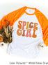 Retro Spice Girl Fall Raglan Tee