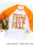 Retro Feels Like Fall Raglan Tee