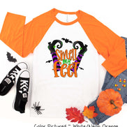 Smell My Feet Halloween Raglan Tee