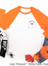 Spooky Season Pocket Print Halloween Raglan Tee