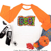 Boo! Halloween Raglan Tee