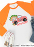 Monogram Easter Carrot Truck Raglan Tee