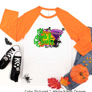 Eat Drink & Be Scary Halloween Raglan Tee