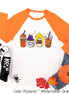 Hocus Pocus Witches Brew Coffee Halloween Raglan Tee