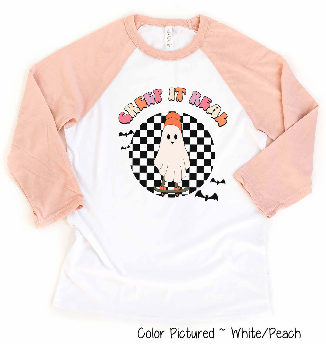 Creep It Real Halloween Raglan Tee