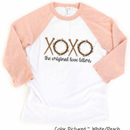 The Original Love Letters XOXO Christian Easter Raglan Tee