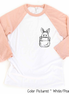 Easter Bunny Pocket Print Raglan Tee
