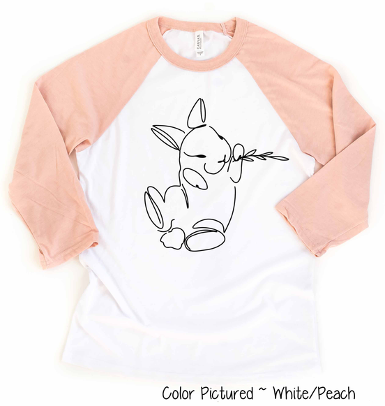 Easter Bunny Raglan Tee