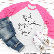 Easter Bunny Raglan Tee