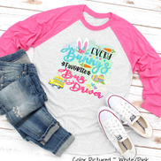 Every Bunny's Favorite Bus Driver Easter Raglan Tee