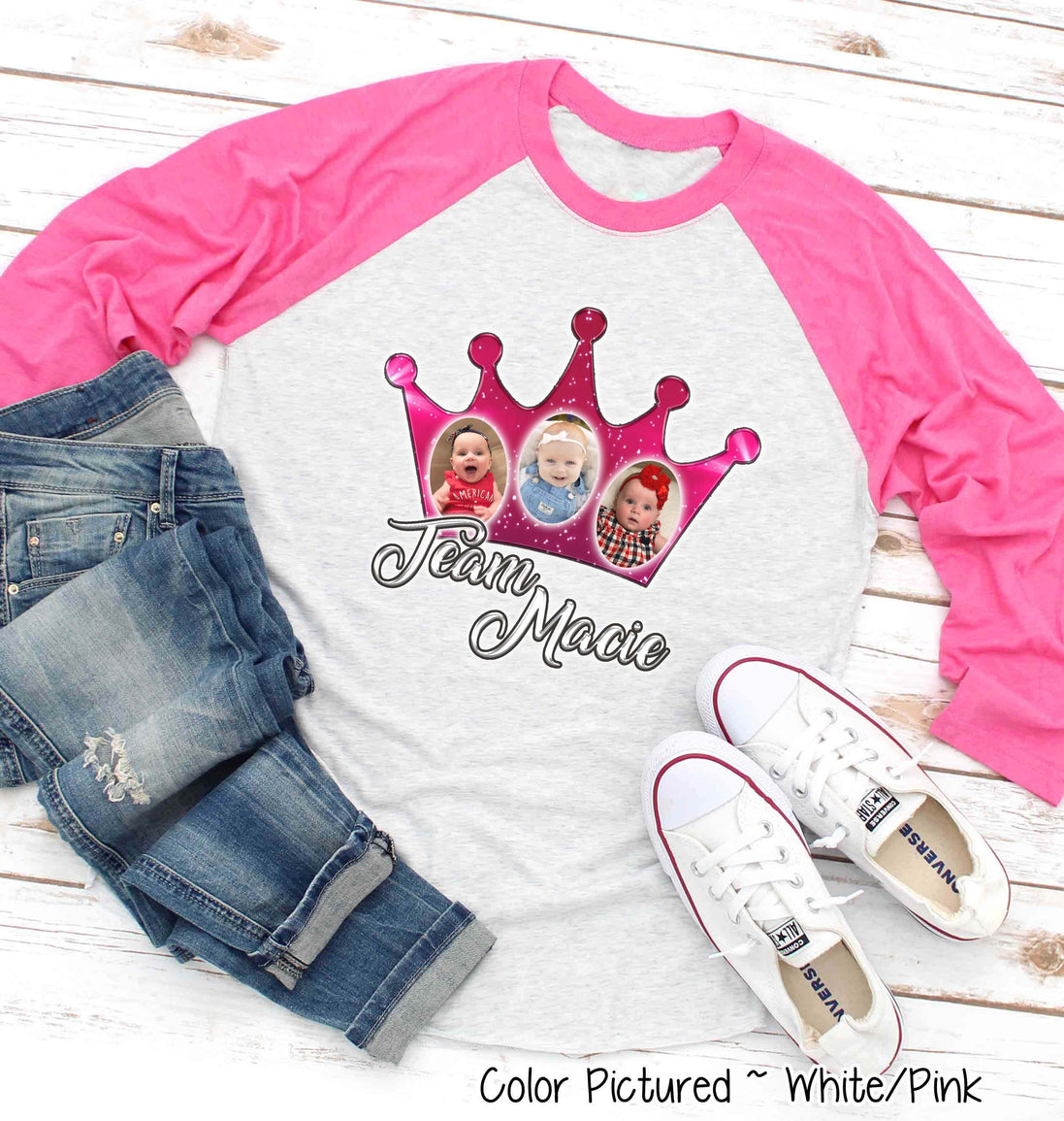 Pageant Crown Team Photo Tee