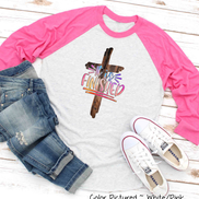 It is Finished Cross Raglan Tee