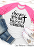 Chosen, Blessed, Forgiven, Redeemed Cross Raglan Tee