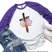 It is Finished Cross Raglan Tee