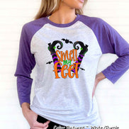 Smell My Feet Halloween Raglan Tee