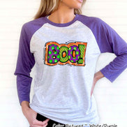 Boo! Halloween Raglan Tee