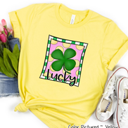 Lucky Clover St Patricks Day Tee