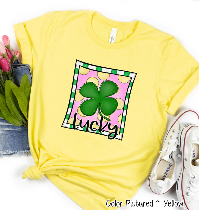 Lucky Clover St Patricks Day Tee
