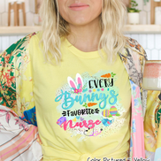 Every Bunny's Favorite Nurse Easter Tee