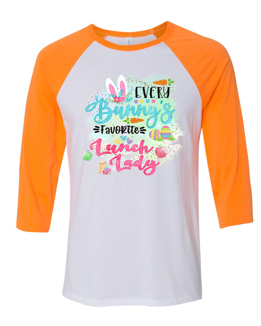 Every Bunny's Favorite Lunch Lady Easter Raglan Tee