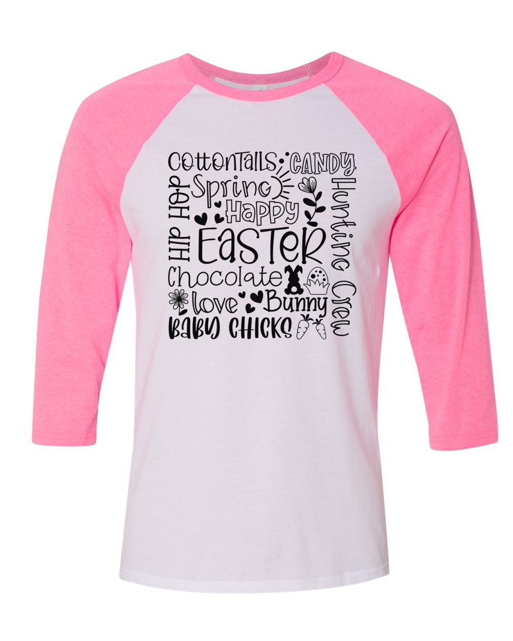 Easter Word Art ~ Subway Art Raglan Tee
