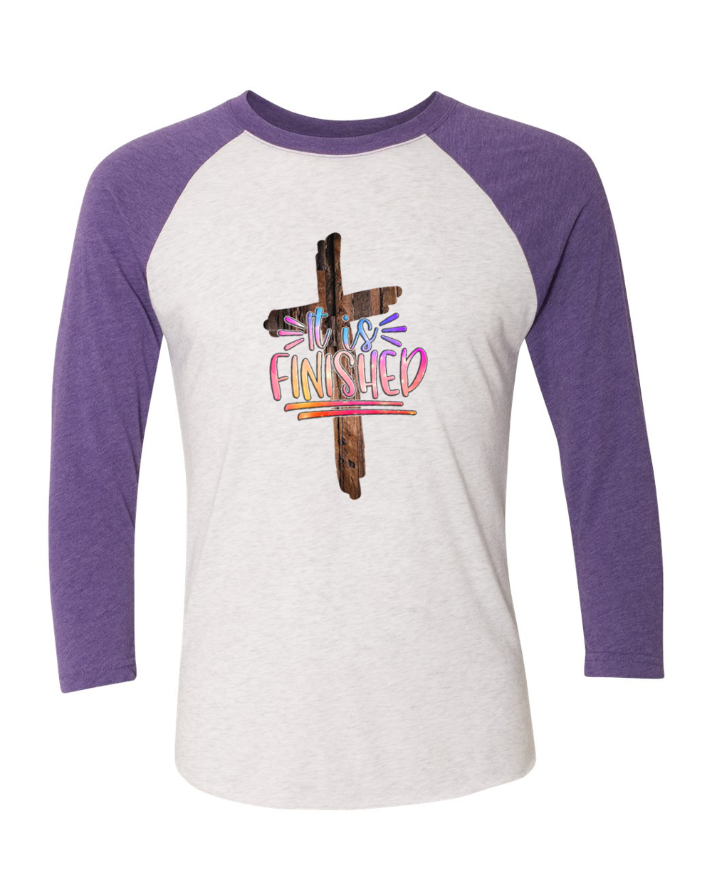 It is Finished Cross Raglan Tee