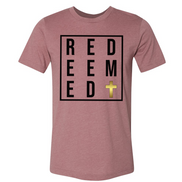 Redeemed with Gold Cross Easter Tee