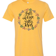Fall In Love with Jesus Leaf Ring Tee