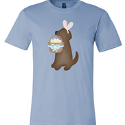 Dog Boy Brown Lab Easter Tee