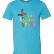 He Is Risen Cross Easter Tee
