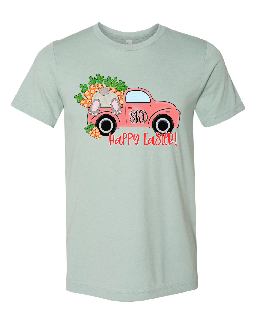 Monogram Easter Carrot Truck Tee