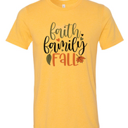 Faith, Family, Fall Tee