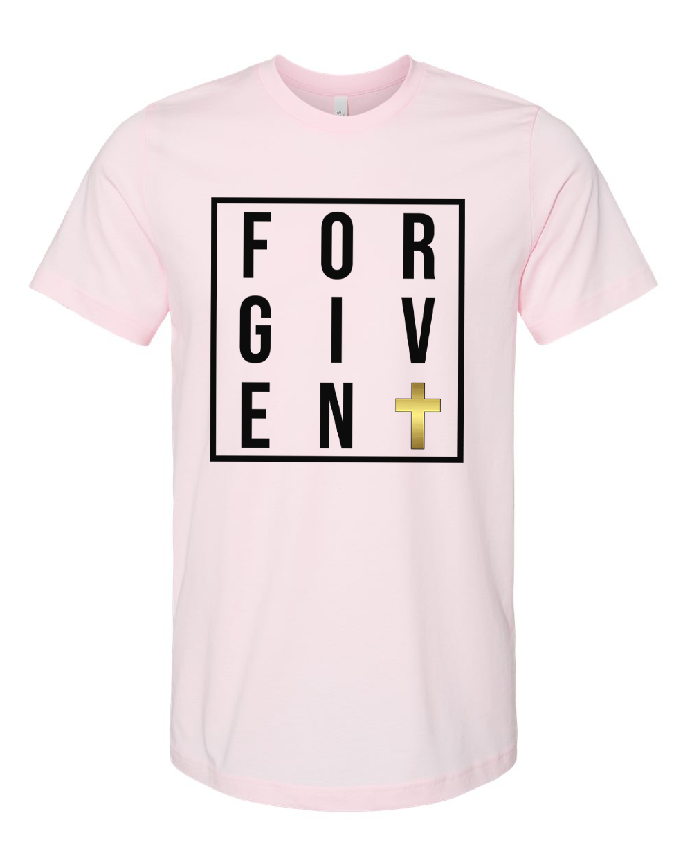 Forgiven with Gold Cross Easter Tee