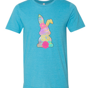 Monogram Pastel Easter Bunny Tee