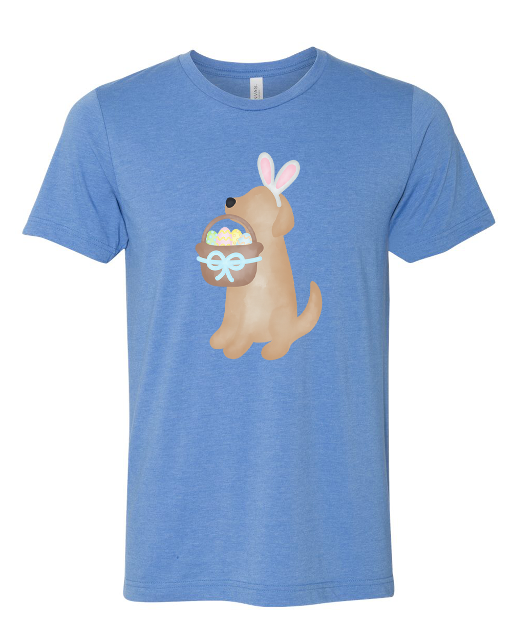 Dog Boy Yellow Lab Easter Tee