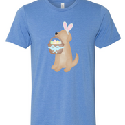 Dog Boy Yellow Lab Easter Tee