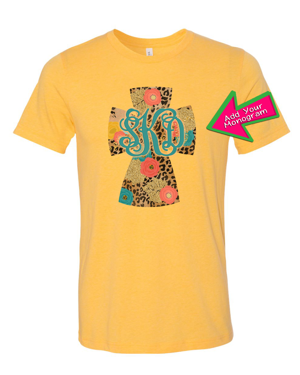 Fall Cross Monogram Tee