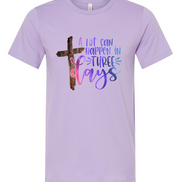 A Lot Can Happen in 3 Days Cross Easter Tee